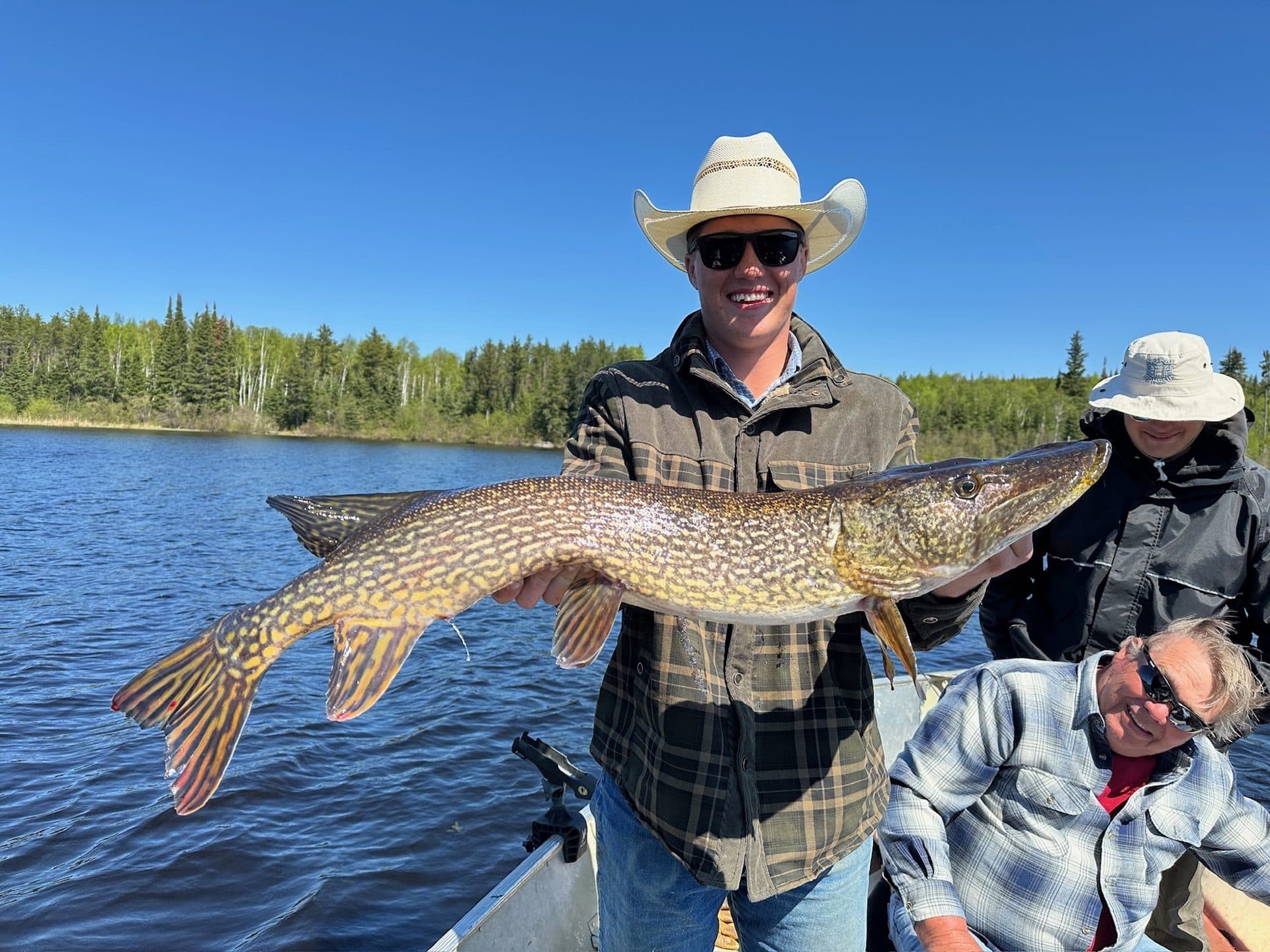 Guest with trophy pike